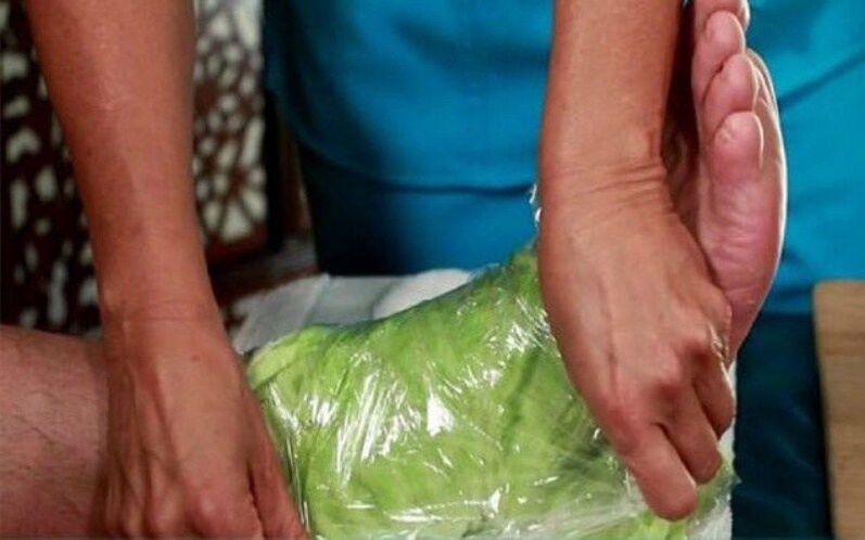 obkladek z zeljnim listom za artrozo
